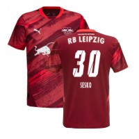 Camiseta RB Leipzig Benjamin Sesko #30 Segunda Equipación Replica 2024-25 mangas cortas